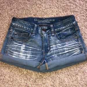 American Eagle super stretch jean shorts
